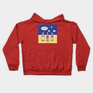 Wisemen Bearing Gifts Kids Hoodie